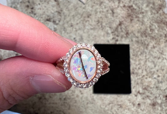 Halo Oval Ring